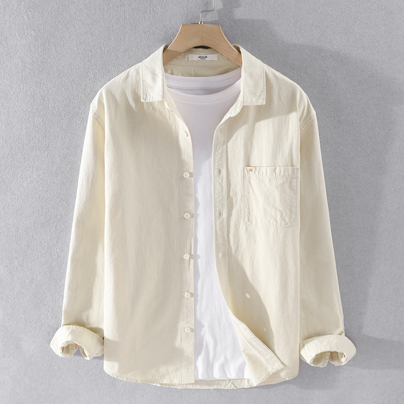 Cotton Casual Spring And Autumn Coat Shirt
